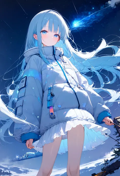 masterpiece, best quality, extremely detailed, (illustration, official art), 1 girl ,(((( light blue long hair)))), ,(((( light blue long hair)))),light blue hair, , long hair ((blush)) , cute face, masterpiece, best quality,(((((a very delicate and beauti...