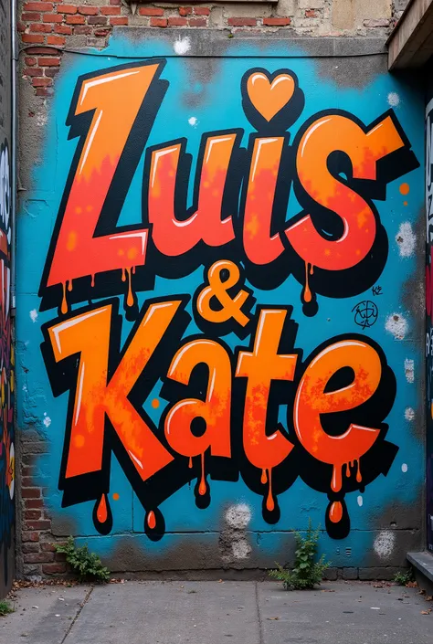 "LUIS AND KATE "  IN GRAFFITI LYRICS 