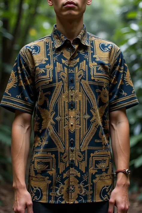 Create a sacred tread batik shirt design
