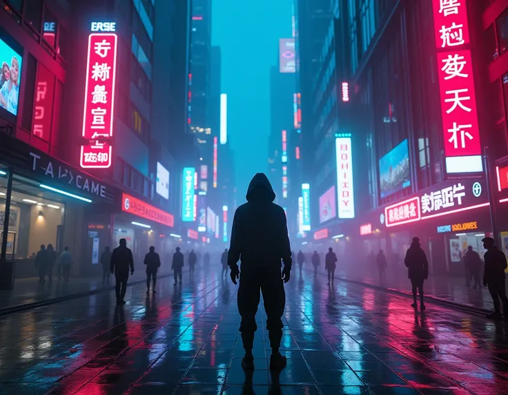 •	Neon and darkness: The neon colors and dark environments of Cyberpunk 2077 have inspired the use of vibrant hues in contrast to black, creating a bold and futuristic look.