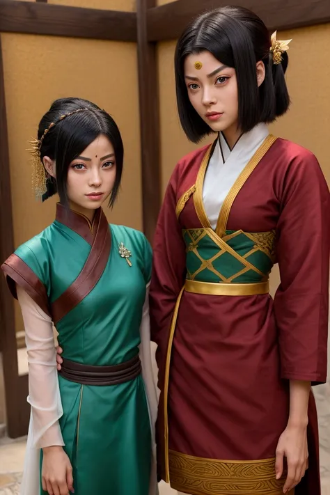 What would the daughter between the couple Toph Bei Fong and Azula, look like?