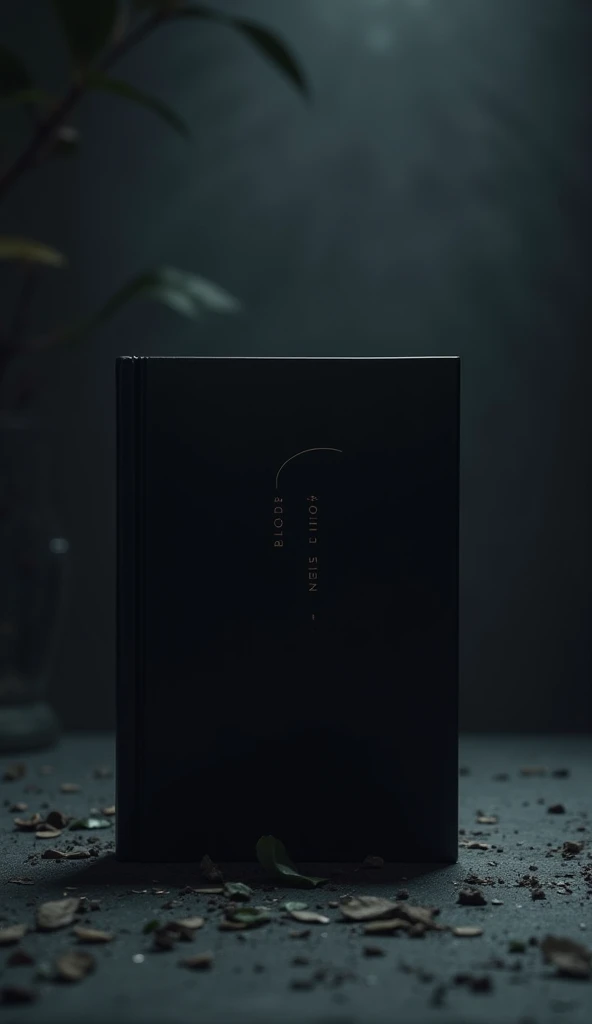 front photograph of a book cover on a dark background 