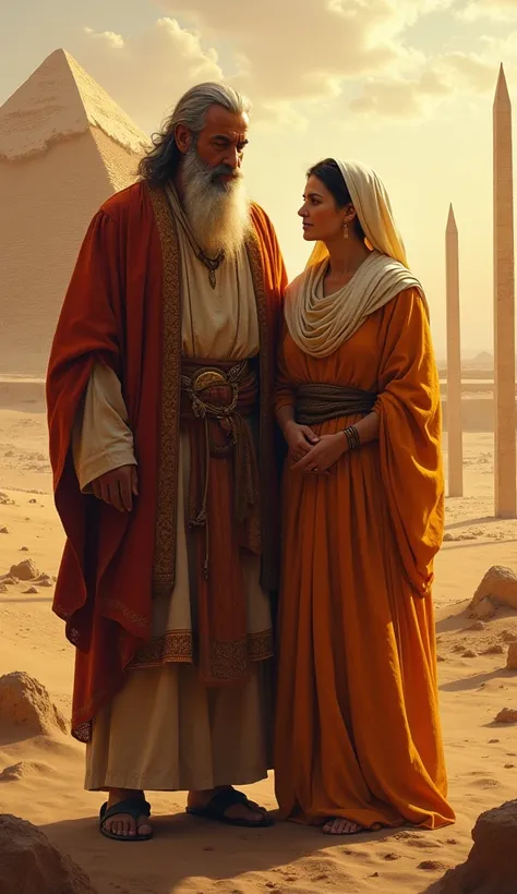 Image of Abraham and Sarai in Egypt