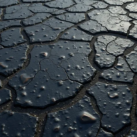 Create a texture that covers the entire 3D image of an asphalt road wall in close up