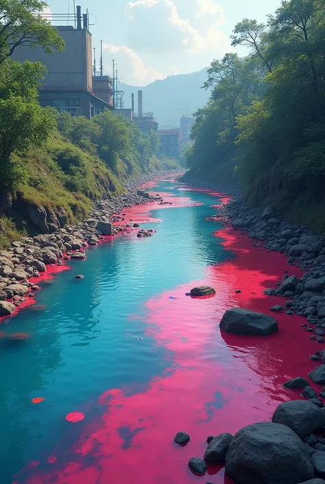 Water pollution due to after dyeing 
