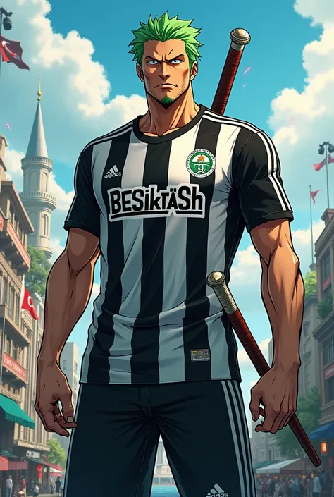 Zoro in Turkey Besiktas jersey 