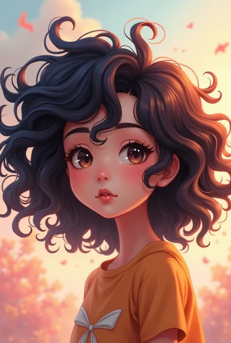 Anime with curly hair 