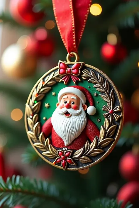 Christmas sports medal 