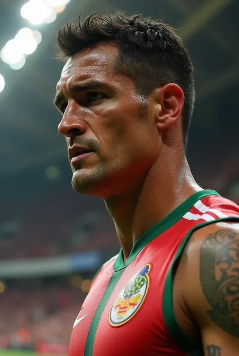 Create an extremely realistic image of what Julio Cesar would look like