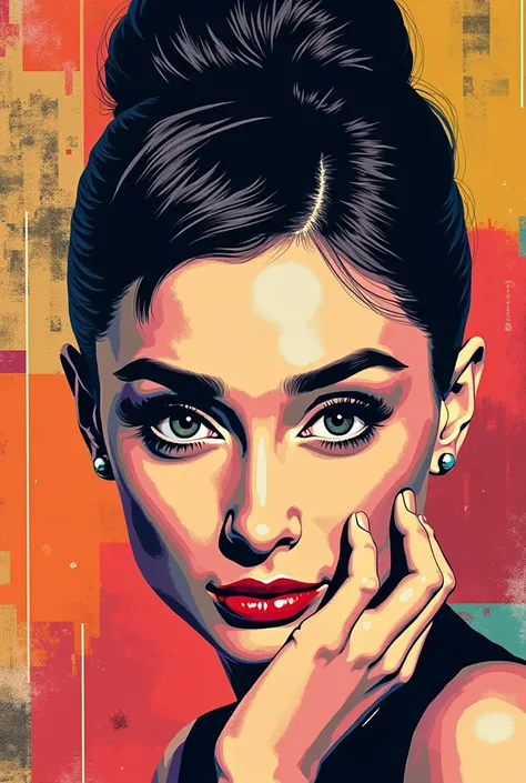 Audrey hepburn pop art