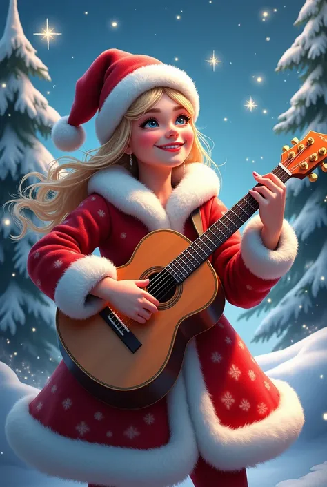 Elza Santa Claus guitar 