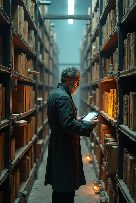 Man who cleans ancient media library