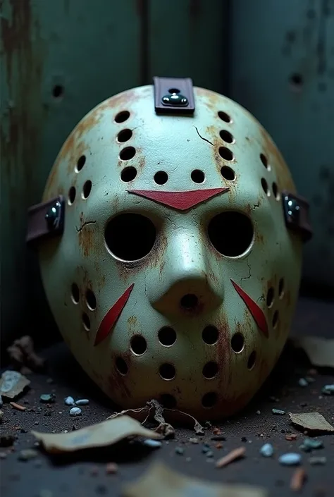 Destroyed Jason mask