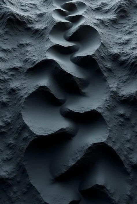 a  simple waves design dark rock , stretched width , small width , concept art , unreal engine , 4k