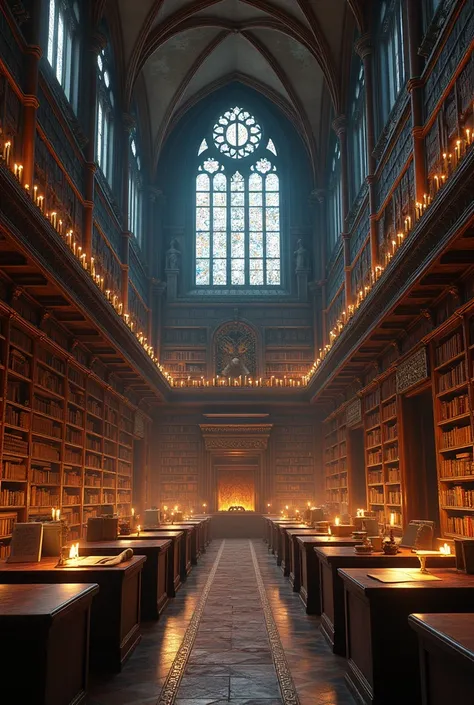 Make the Hogwarts library.