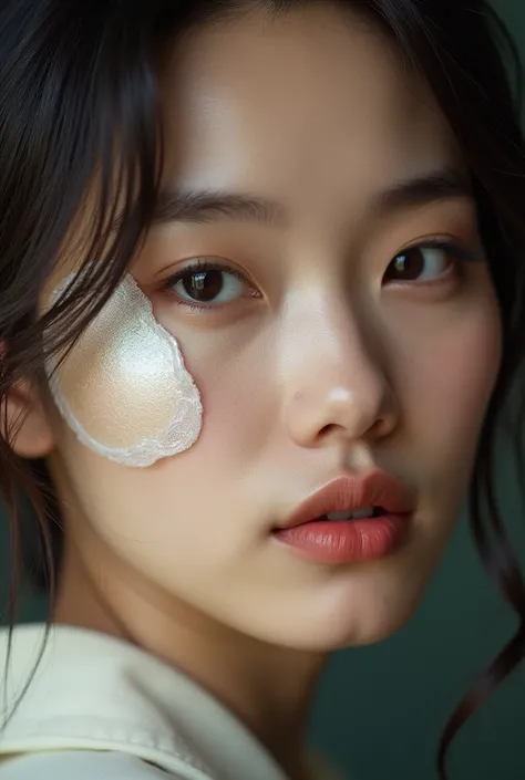 Asian woman with patch over one eye

