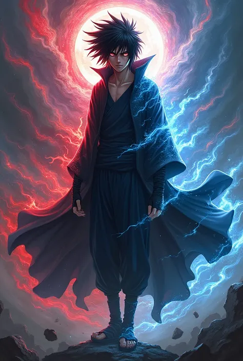 Sasuke in Baryon mode like Naruto 