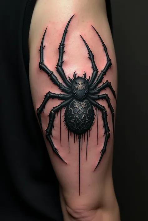  give me the format of the spider tattoo #9 of Hunter x Hunter 