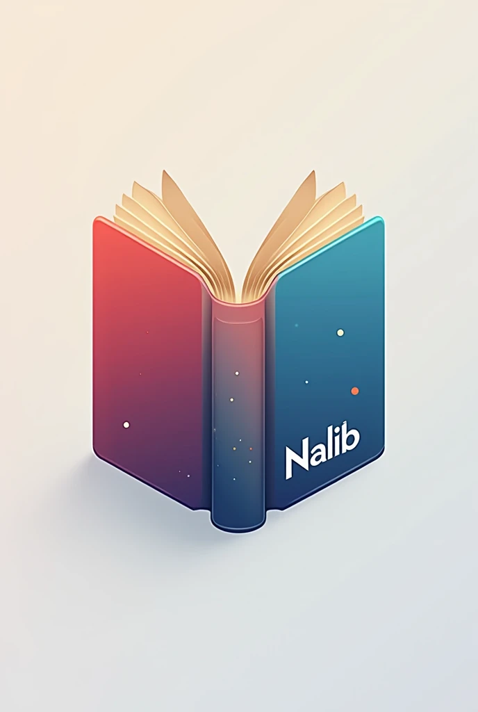 Online library logo, the name Nalib