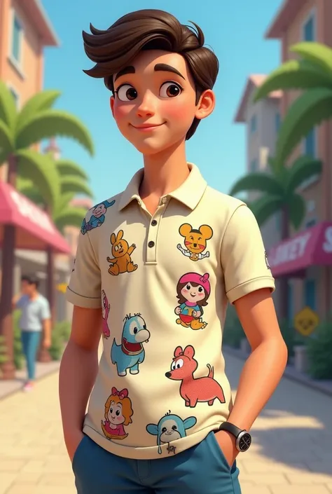 Disney designs for rens polo shirts 
