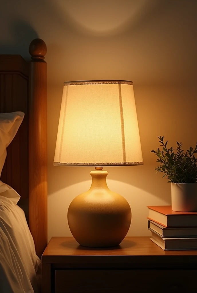 A bedroom lamp 