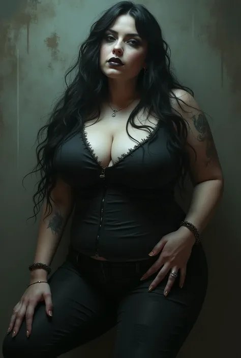 A hot ass and busty emo