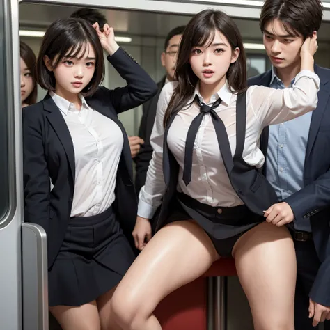 Horny male students hunt for neat and beautiful female students , Female students who were suddenly stripped of their school uniforms by male students in front of viewers and their sexy underwear was revealed, Female students who are being watched all at o...