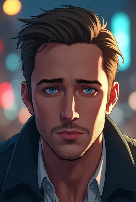 Ryan Gosling handsome anime