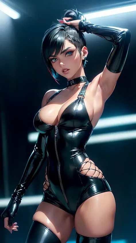 DIGITAL art, 8k, 3d final fantasy 7 remake 3d cgi, (((masterpiece)),(realistic anime ),(highly detailed), 8K, high resolution, Sexy twenty one year old name war, japanese mixed indian mature women named war. extremely gorgeous face an facial structure, Ext...