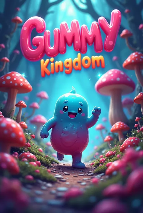 poster for a game about a gummy in the fungal kingdom