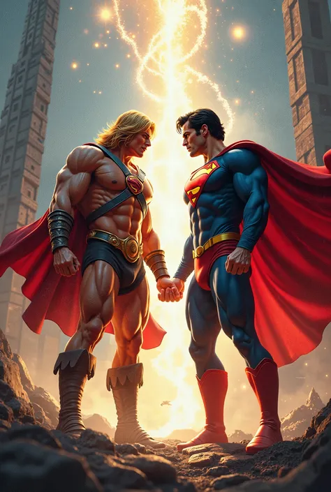 He man vs Superman.