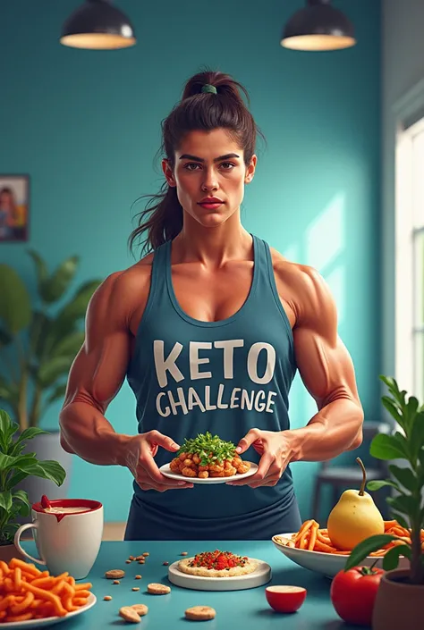 I WANT AN IMAGE OF AN EXCITING KETO CHALLENGE