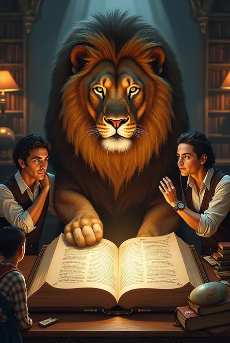 Thompson Bible, Lion, crew 