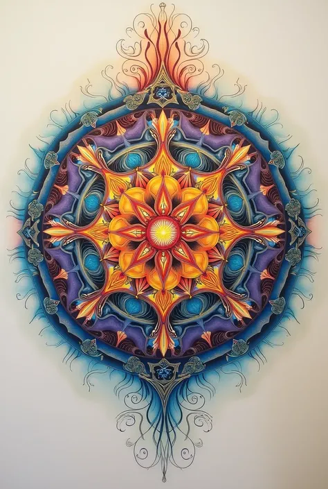 Mandala drawing 