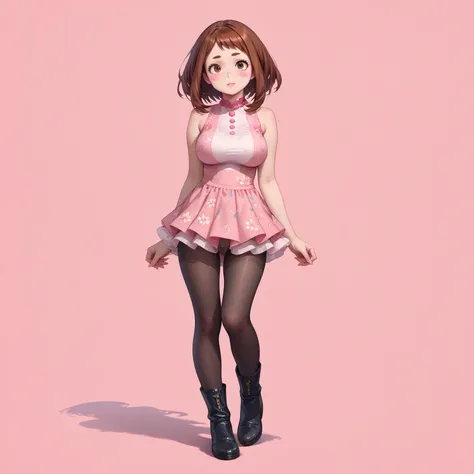 score_9, score_8_up, score_7_up, score_6_up, score_5_up, score_4_up, source_anime, hyper_realistic illustration, (solo), (full_body_shot:1.2), (full body)

ochako uraraka, brown eyes, brown hair, short hair, blush, blush stickers,solo focus, big breasts, b...