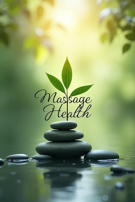 Logo that includes the words Massage and Health 