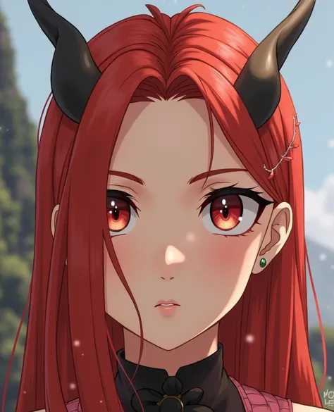 Red Dragon Horn，anime dragon girl