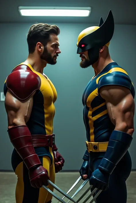 Epic Hyper Realistic Scenery 
Heres a fictional text that explores the relationship between Cyclops and Wolverine,  based on their rivalry and mutual respect in the X-Men universe :

 Cyclops x Wolverine :  A Clash of Ideas and Emotions

The tension was no...