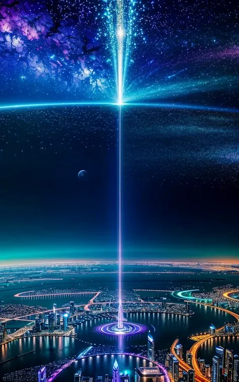 Spectacular views, Future City,god秘的,  Vivid , is glittering, magic ,  surrealism ,god々Shii, 素晴らShii, The little star ,美Shii景色, Inspiring Scenery, Spectacular Scenery ,Breathtaking Scenery 