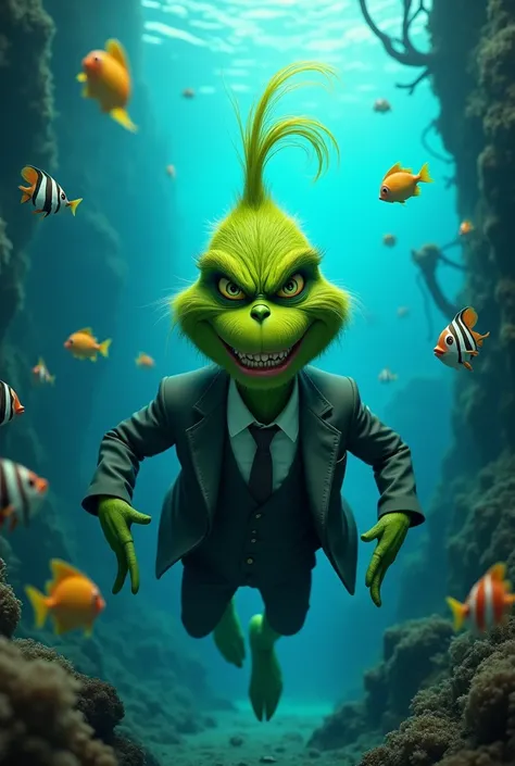 Create me a Grinch lawyer to put in a diver 
