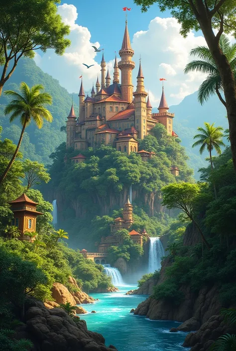 What would a Disney theme park in Panama look like, but one that looks real in a place in Panama that is not so fictional 