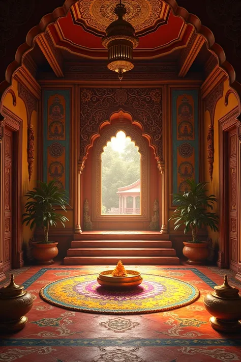 Indian house Pooja room