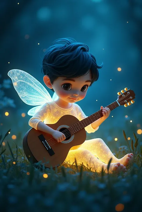 Firefly boy playing guitar