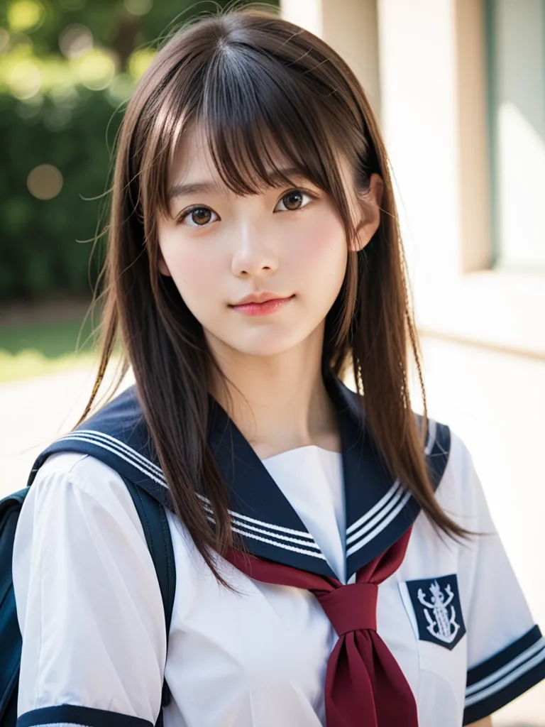 score_9,score_8_up,score_7_up,
realistic,photorealistic,cute girl, 16yo, sunlight,  face, school uniform