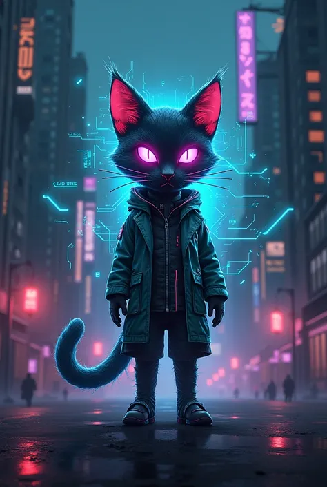 Blinx cyberpunk theme logo 