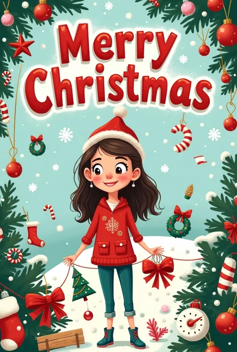 Give an interesting poster to make ren do Christmas decorations using their creativity.
Give some examples what they have to make. Also put the sumbit date by 4th December.