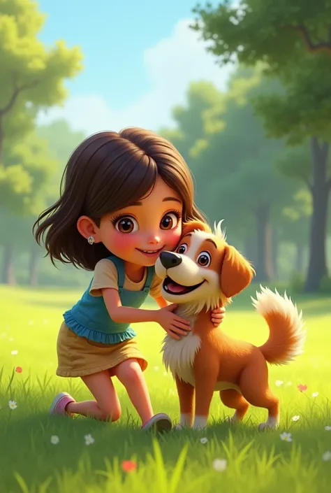 Ana and dog