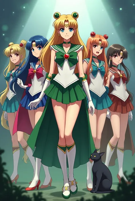 Once upon a time there was a Sailor from the world of Sailor Moon, is a Sailor who was forgotten for millennia, ela se chama Sailor Earth, she woke up and with her other sailors around her.
Sailor Earth é a nova guardiã da terra, she has a cat ,mahou shouj...