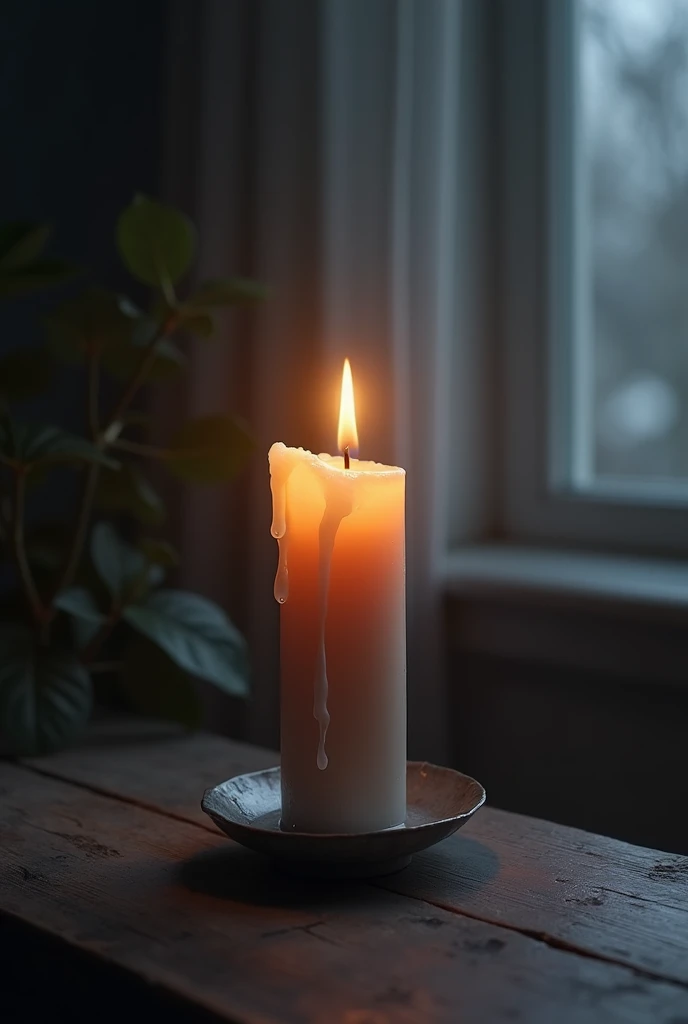 A CANDLE FADING AWAY