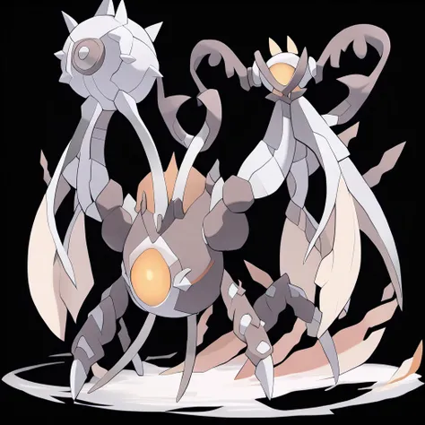 Type: Electric, Type: Fairy, 

Egg Group: No eggs discovered, 

is a pokemon creature that It has a series of Brown pouches along its sides that inflate to display dominance or during courtship rituals,

The creatures gaze can cast a Silver reflection on s...